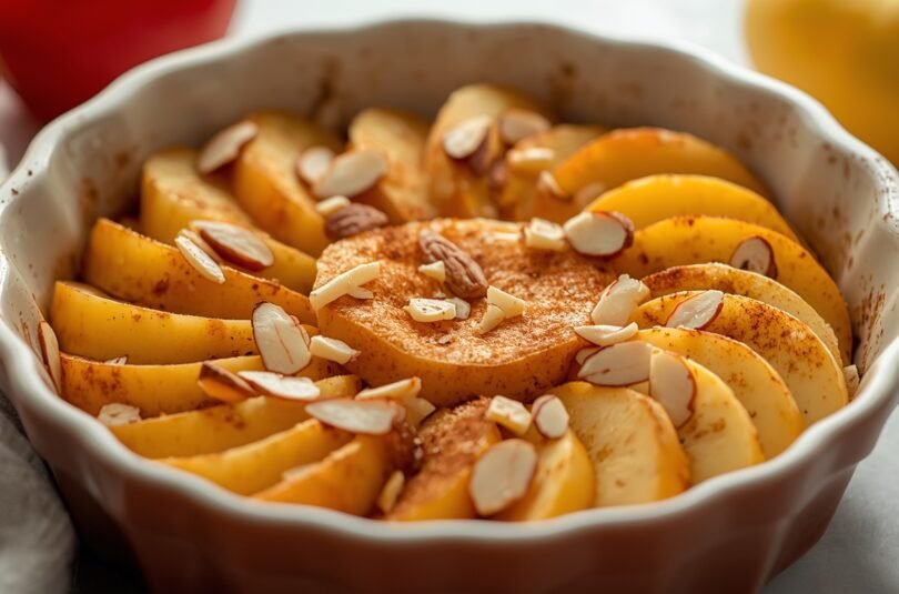 Baked Apples with Cinnamon and Almonds