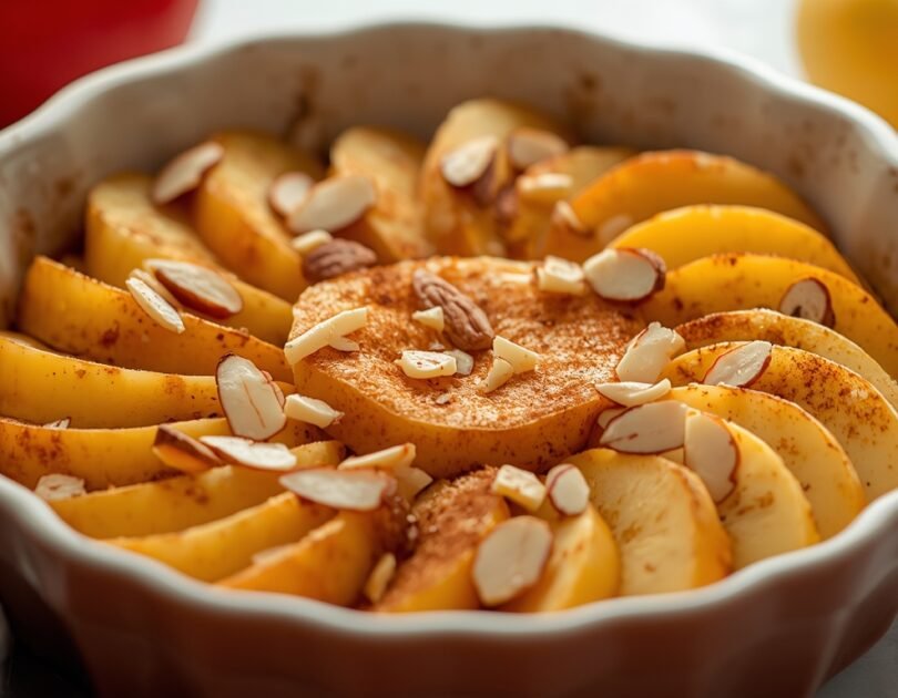 Baked Apples with Cinnamon and Almonds