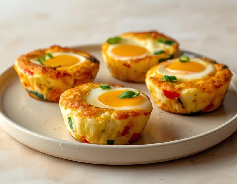 Baked Egg Muffins with Vegetables for Smart Snacking