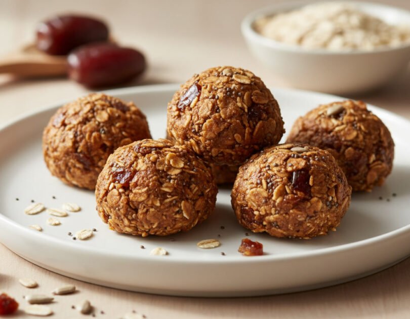 Energy Booster Snack with Dates and Oats