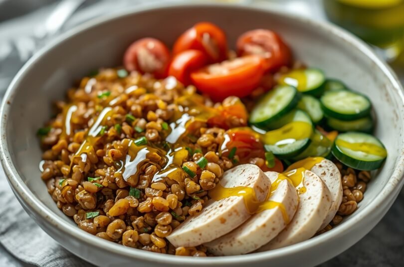 Vegan Lentil Protein Bowl for Daily Nutrition