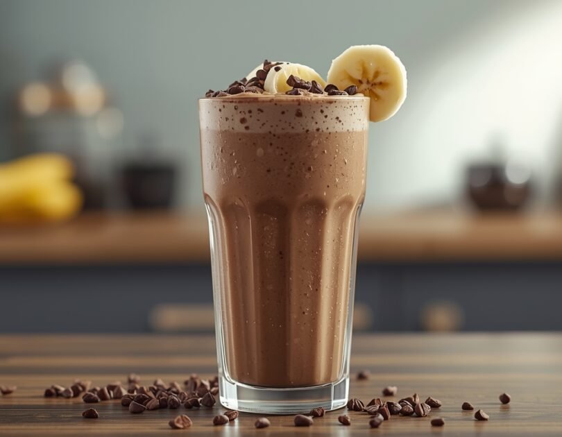 Chocolate Banana Protein Smoothie