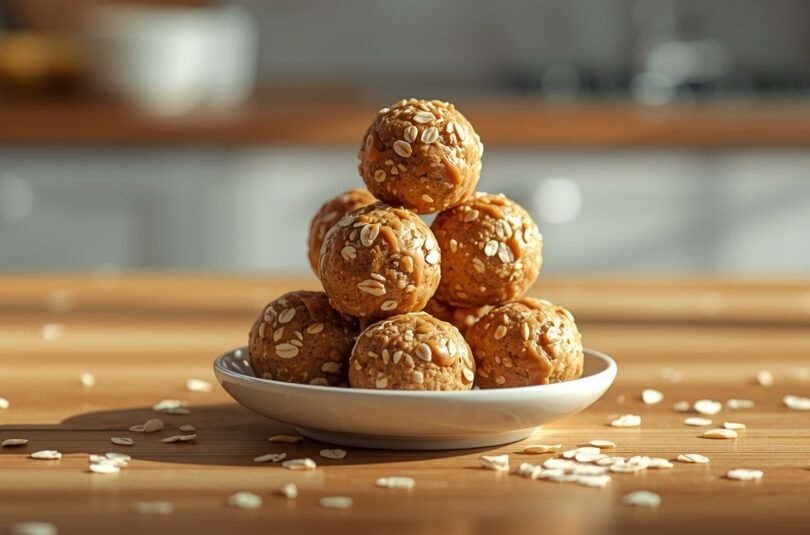 Protein Snack Energy Bites with Peanut Butter
