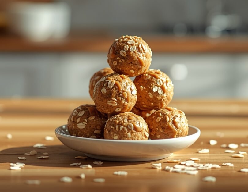 Protein Snack Energy Bites with Peanut Butter